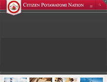 Tablet Screenshot of potawatomi.org